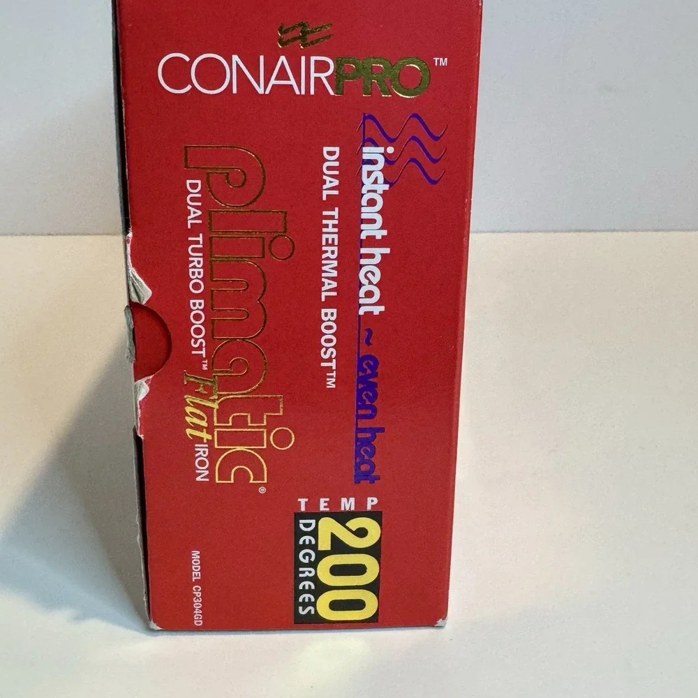 ConairPro‎ Plimatic Instant Heat Dual Thermal Boost Straightener Flat Iron